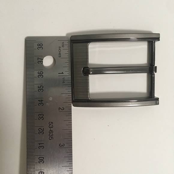 New Silver Belt Buckle Only For Men Metal Suits Casual Wear - Picture 3 of 3